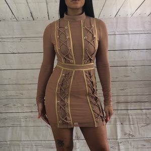 Nude dress